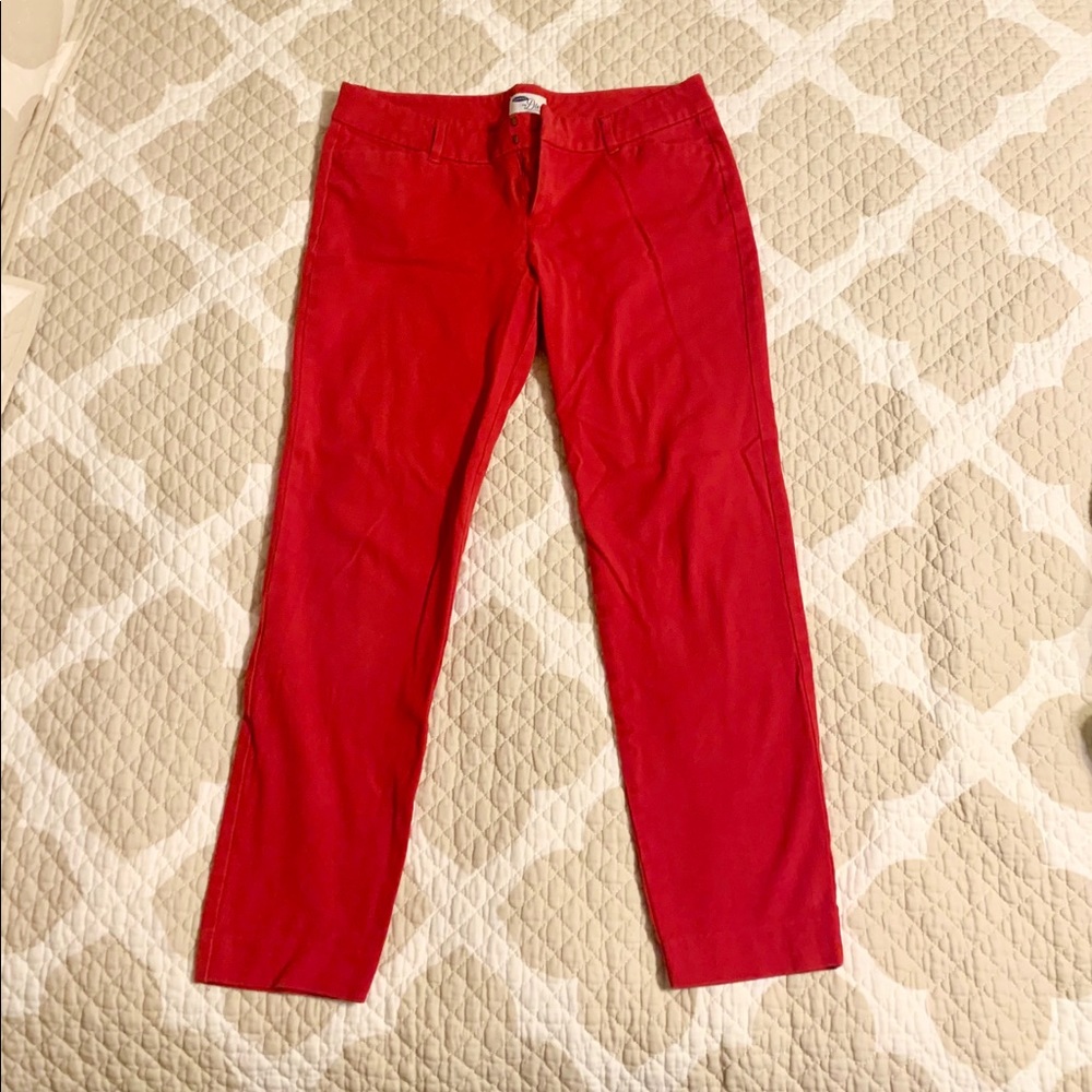 Red Old Navy pants